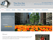 Tablet Screenshot of dryeyespecialist.com
